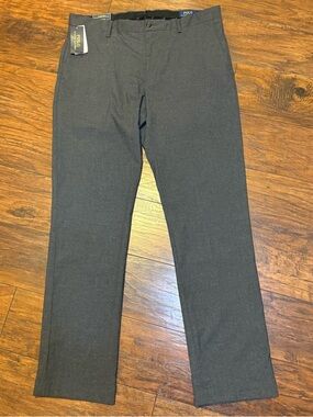 NWT Polo Ralph Lauren Stretch Straight Fit Dress Pants Granite Gray Size 36 x 34